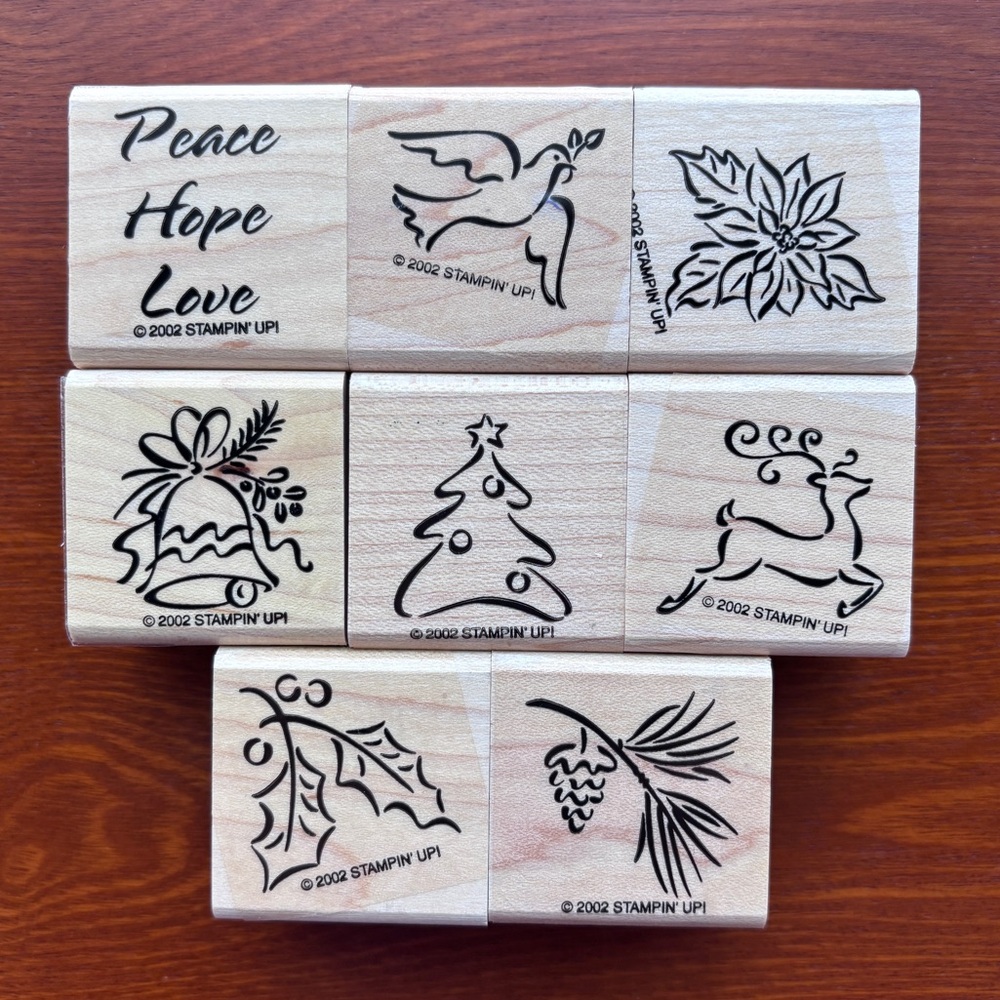 Stampin' Up! Stamps “Holiday Minis” Retired 2002 NEW